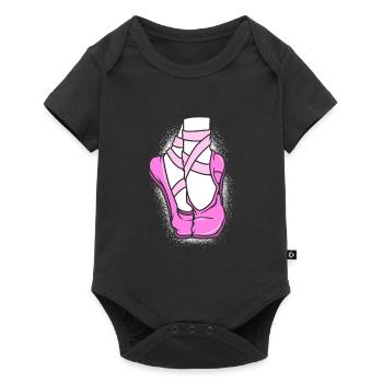 Danseuse de ballet - Body à manches courtes Premium Bébé - noir - Devant