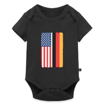 American German - Baby Premium short-sleeve bodysuit - black - Front