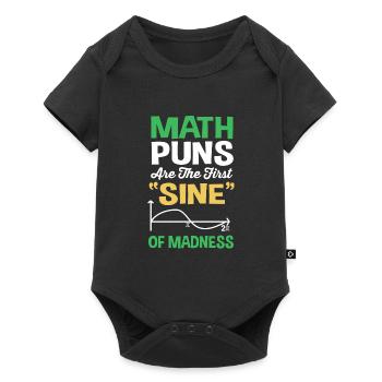 Mathematics - Baby Premium short-sleeve bodysuit - black - Front