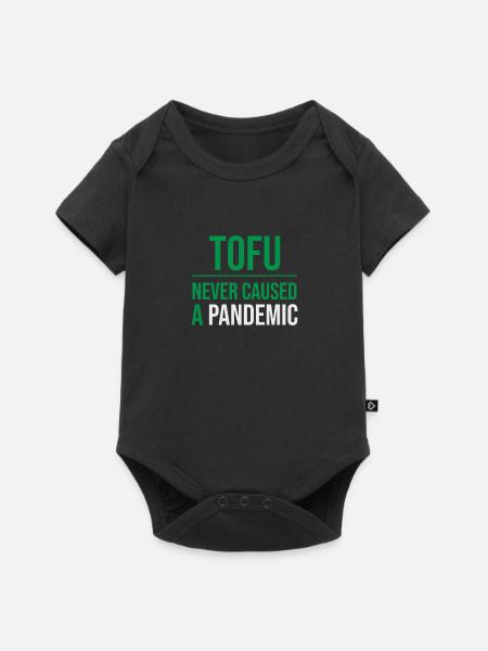 Tofu - Baby Premium Kurzarmbody - Schwarz