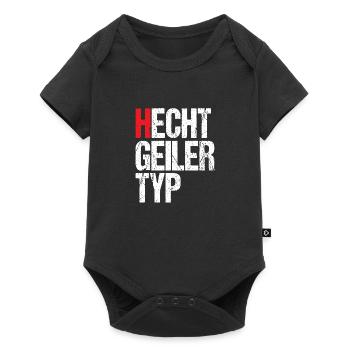 Hecht geiler Typ - Baby Premium Kurzarmbody - Schwarz - Vorne