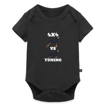 4x4 vs tuning - Baby Premium Kurzarmbody - Schwarz - Vorne
