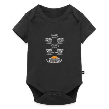 Turbo Fusion - Baby Premium Kurzarmbody - Schwarz - Vorne