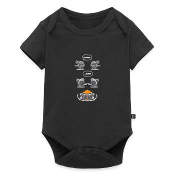 Turbo Fusion - Baby Premium Kurzarmbody - Schwarz - Vorne