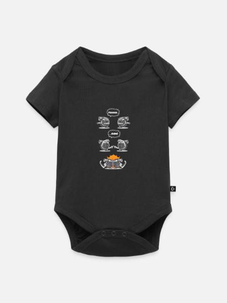 Turbo Fusion - Baby Premium Kurzarmbody - Schwarz