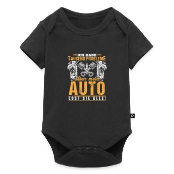 Ich habe tausend Probleme mein Auto löst sie alle - Baby Premium Kurzarmbody - Schwarz - Vorne