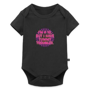 I'm A 10 But I Have Tummy Troubles - Baby Premium short-sleeve bodysuit - black - Front