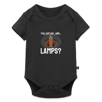 Moth Y'all Got Any Lamps - Baby Premium short-sleeve bodysuit - black - Front