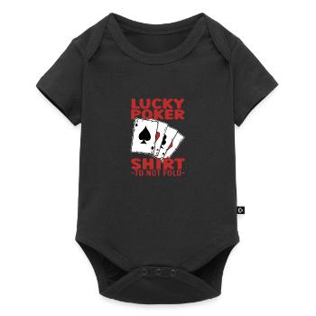 Lucky Poker - Baby Premium short-sleeve bodysuit - black - Front