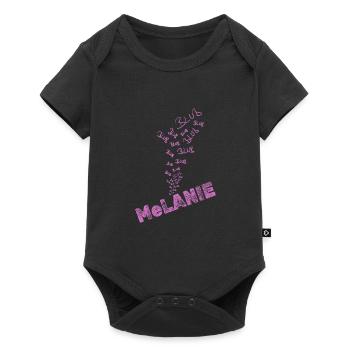 Water Melanie - Baby Premium short-sleeve bodysuit - black - Front