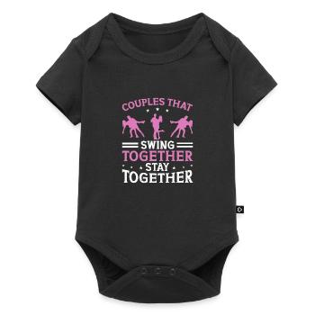 Robe de danse Swing pour femme Lindy Hop Swing - Body à manches courtes Premium Bébé - noir - Devant