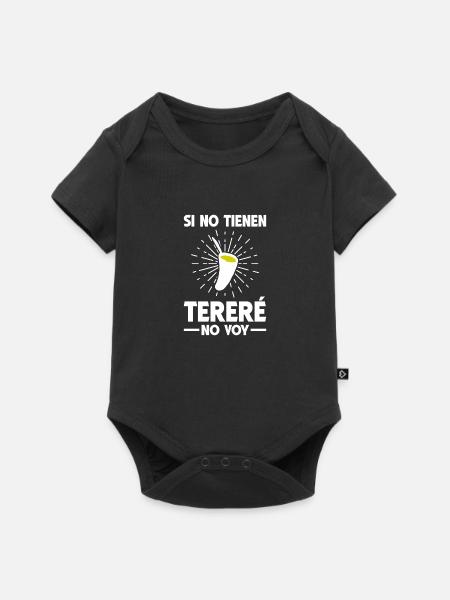 Paraguayan Guarani Terere - Baby Premium Kurzarmbody - Schwarz