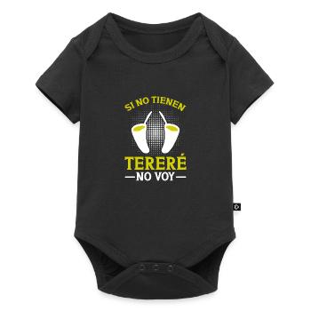 Paraguayan Guarani Terere - Baby Premium Kurzarmbody - Schwarz - Vorne