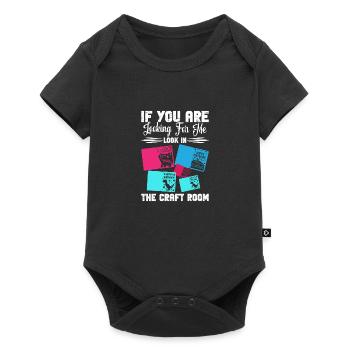 Card Maker Crafting Supplies Kits for Adults - Baby Premium short-sleeve bodysuit - black - Front