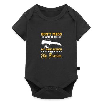 Hangglider Helmet Hang Gliding Gear Hang Gliding - Baby Premium short-sleeve bodysuit - black - Front