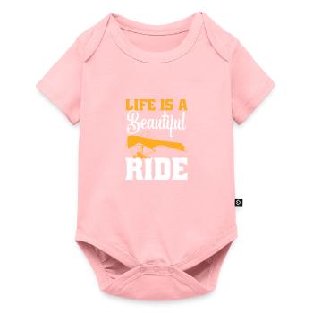 Hang Glider Pilot Equipment Harness Hang Gliding - Baby Premium short-sleeve bodysuit - rose - Front