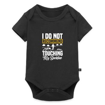 Slacklining Board Slackline Lover Enthusiast - Baby Premium short-sleeve bodysuit - black - Front