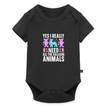 Balloon Artist Balloon Twisting Kit Balloon - Baby Premium short-sleeve bodysuit - black - Front