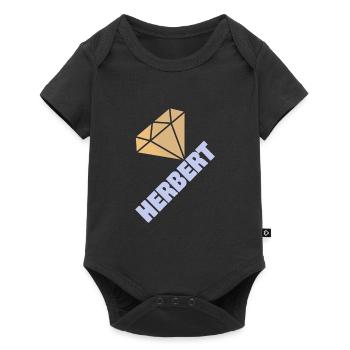 Edel Herbert - Body à manches courtes Premium Bébé - noir - Devant