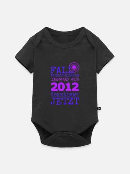 2012 2012 - Baby Premium Kurzarmbody - Schwarz