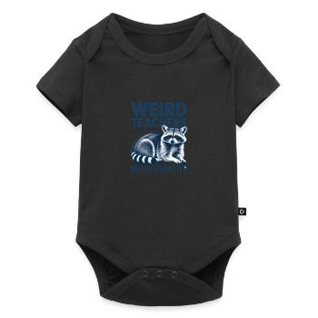 Weird Teachers Build Character Appreciation - Baby Premium short-sleeve bodysuit - black - Front