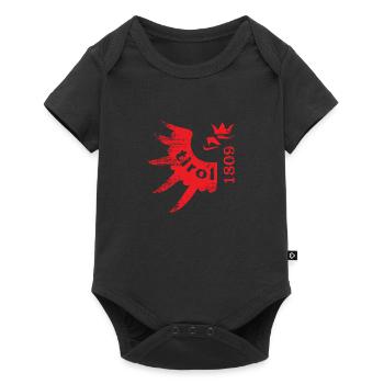 Tyrol 1809 Dialecte Armoiries Tyroliennes Cadeau d’aigle - Body à manches courtes Premium Bébé - noir - Devant