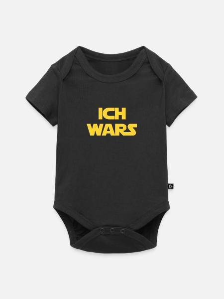 Ich wars - Baby Premium Kurzarmbody - Schwarz