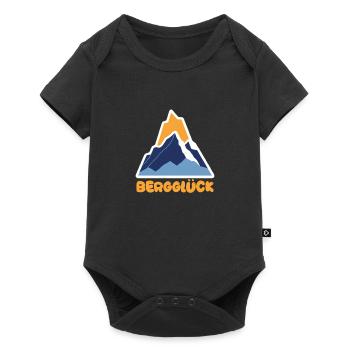 Le bonheur à la montagne - Body à manches courtes Premium Bébé - noir - Devant