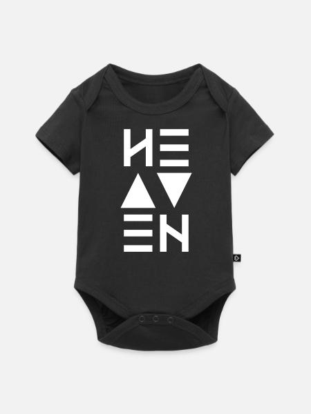 Heaven - Baby Premium Kurzarmbody - Schwarz