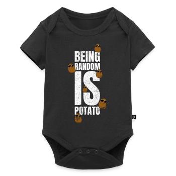 Being Random Is Potato Funny Sayings - Baby Premium short-sleeve bodysuit - black - Front