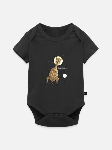Allpaka - Baby Premium Kurzarmbody - Schwarz