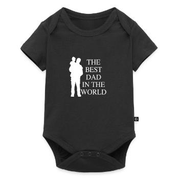 Le meilleur papa du MONDE - Idée cadeau - Body à manches courtes Premium Bébé - noir - Devant