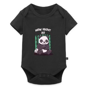 How about not having a funny sarcastic humo - Baby Premium short-sleeve bodysuit - black - Front