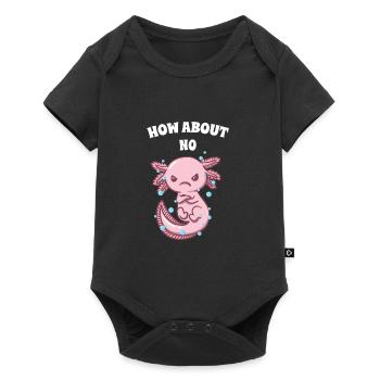 How about a funny sarcastic humo - Baby Premium short-sleeve bodysuit - black - Front