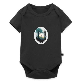 SURREAL - Baby Premium short-sleeve bodysuit - black - Front