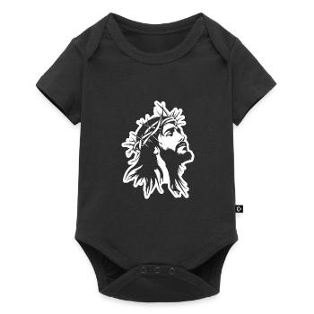 Jesus Christ Catholic Religion Christianity - Baby Premium short-sleeve bodysuit - black - Front