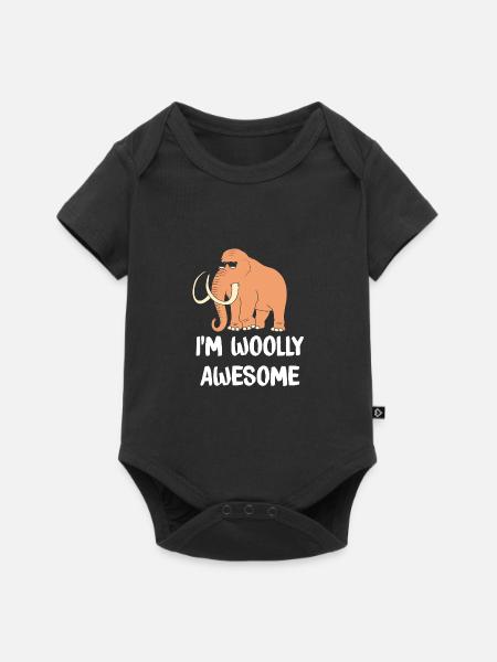 Mammut - Baby Premium Kurzarmbody - Schwarz