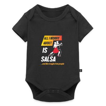 Salsa Dancer Dancer - Baby Premium short-sleeve bodysuit - black - Front