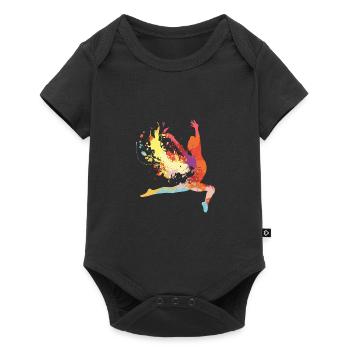 Turnerin - Baby Premium Kurzarmbody - Schwarz - Vorne