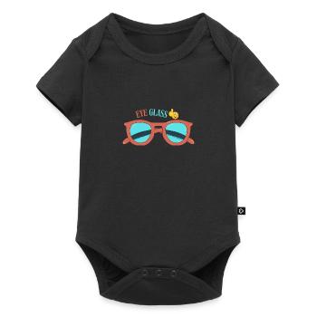eye glass - Baby Premium short-sleeve bodysuit - black - Front