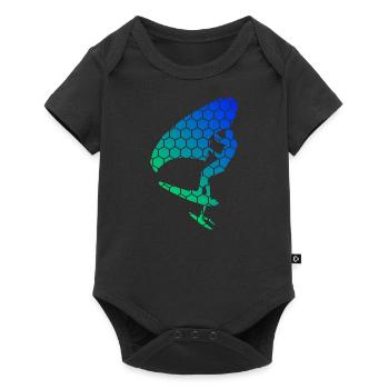 wingsurf hydrofoil wingsurfing men women - Baby Premium short-sleeve bodysuit - black - Front