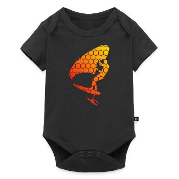 foilwing hydrofoil wingfoil men wingsurf - Baby Premium short-sleeve bodysuit - black - Front