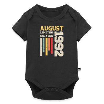 August 1992 - Birthday gift August 1992 August - Baby Premium short-sleeve bodysuit - black - Front