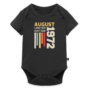 August 1972 - Birthday gift August 1972 August - Baby Premium short-sleeve bodysuit - black - Front