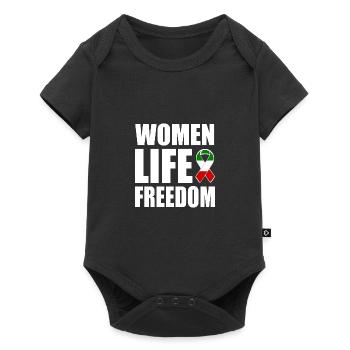 Women life freedom - Baby Premium short-sleeve bodysuit - black - Front