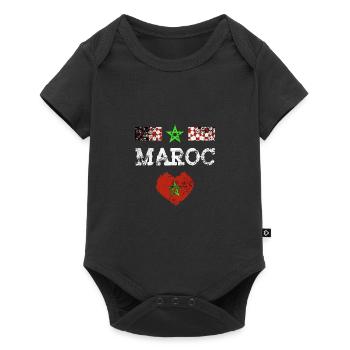 Maroc - Body à manches courtes Premium Bébé - noir - Devant