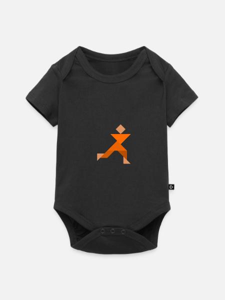 Sprinter - Tangram - Baby Premium short-sleeve bodysuit - black