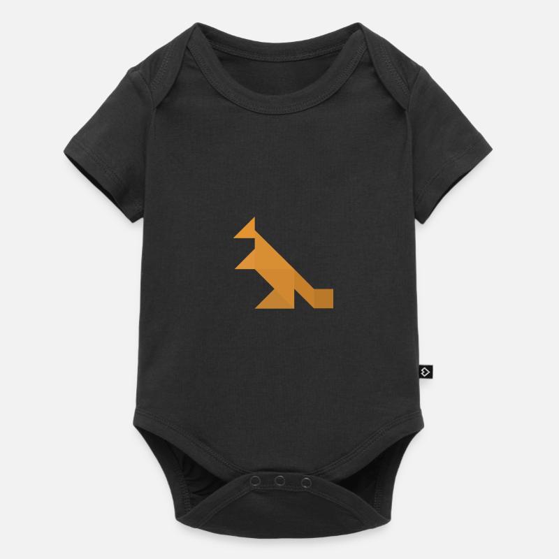Kangaroo - Tangram - Baby Premium short-sleeve bodysuit - black