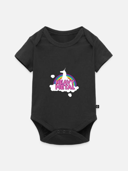 Heavy Metal - Body à manches courtes Premium Bébé - noir