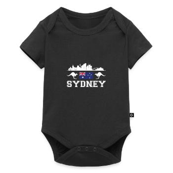 Sydney - Baby Premium short-sleeve bodysuit - black - Front